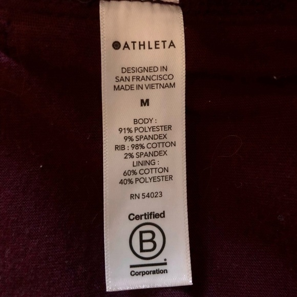 Athleta Purple Cloud Fleece Jacket - Picture 8 of 8